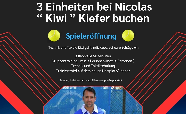 Exklusives Training mit Nicolas Kiefer &quot;Kiwi&quot; ${singleEventLocation} Tickets