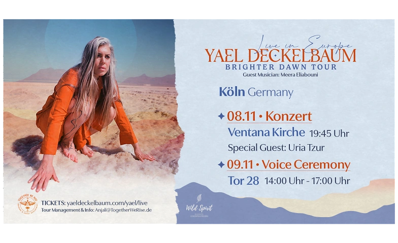 Yael Deckelbaum - Voice Ceremony Tickets