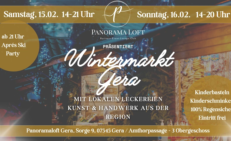 Tag der offenen T&uuml;r - Wintermarkt Gera ${singleEventLocation} Tickets