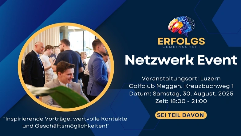 Unternehmer Netzwerk-Event in Luzern Golfclub Meggen, Kreuzbuchweg 1, 6045 Meggen Tickets