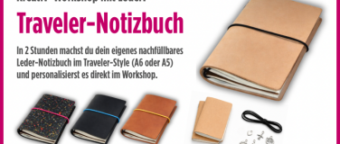 Event-Image for 'Leder-Notizbuch Workshop: Traveler-Style'