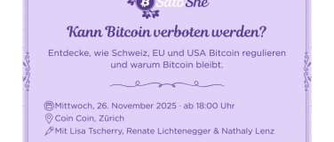 Event-Image for 'SatoShe – Kann Bitcoin verboten werden? (DE, Zürich)'