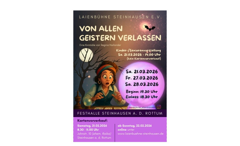 Theater: Von allen Geistern verlassen Tickets