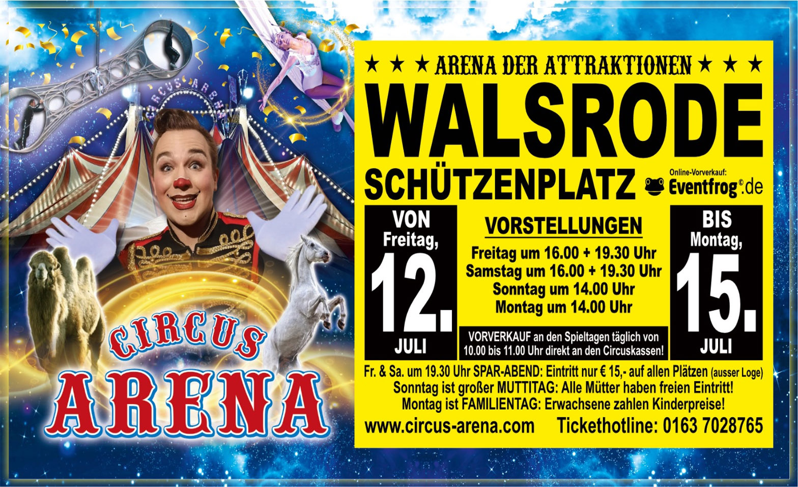 Circus Arena - Walsrode ${singleEventLocation} Tickets