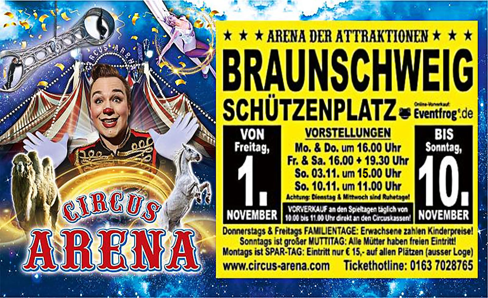 Circus Arena - Braunschweig ${singleEventLocation} Tickets