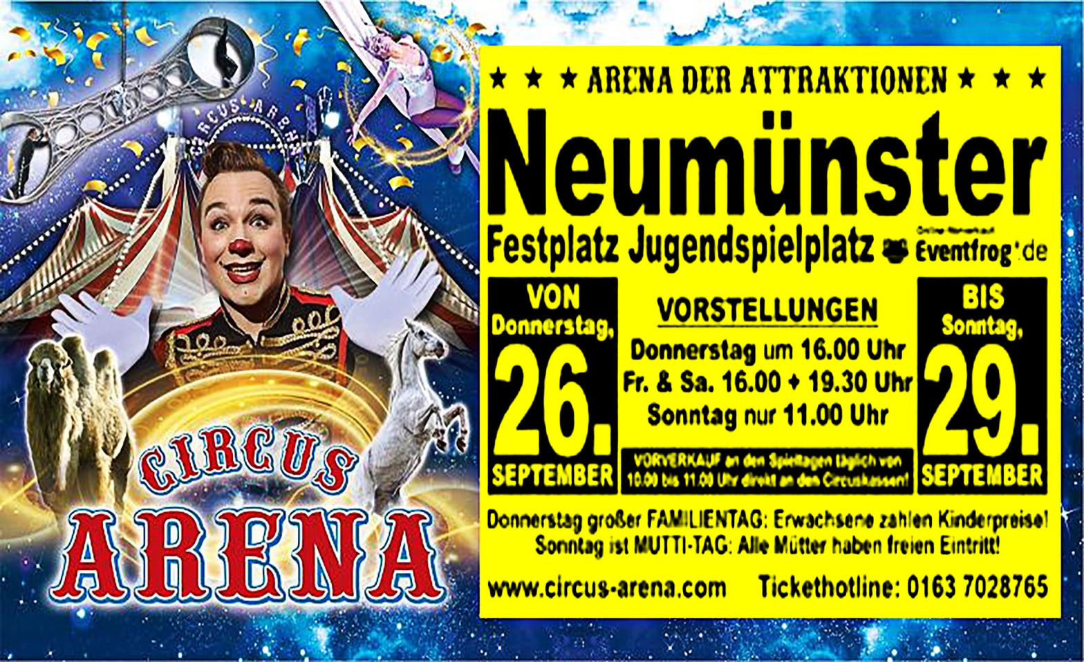 Circus Arena - Neum&uuml;nster ${singleEventLocation} Tickets