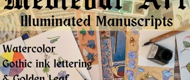 Event-Image for 'Watercolor, Gothic Lettering & Golden Leaf'