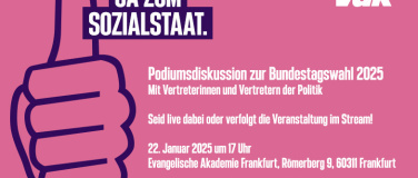 Event-Image for 'Ja zum Sozialstaat: Podiumsdiskussion zur Bundestagswahl 202'