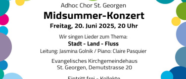 Event-Image for 'Midsummer-Konzert - AdHoc Chor St. Gallen-St.Georgen'