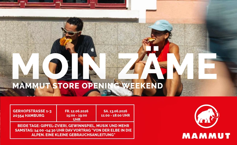 Moin Z&auml;me - Mammut Store Opening Weekend Tickets