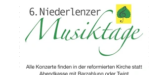 Event organiser of Niederlenzer Musiktage 4 Konzerte / 3 Tage