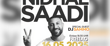 Event-Image for 'Nidhal Saadi am 16.05.25 in München + Dj Sammo Arabic Vibes'