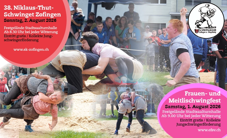 Frauen-und Meitlischwingfest Zofingen Stadtsaal Turnhalle, Pestalozziweg, 4800 Zofingen Billets