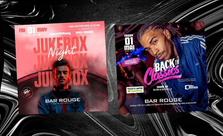 JUKEBOX x Back to Classics Bar Rouge - Rooftop Bar & Club, Messeplatz 10, 4058 Basel Tickets