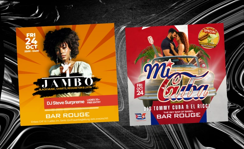 JAMBO Night x Mi Cuba Bar Rouge - Rooftop Bar & Club, Messeplatz 10, 4058 Basel Billets