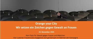 Event-Image for 'Orange your city: Leuchtendes Zeichen gegen Gewalt an Frauen'