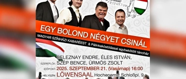 Event-Image for 'Egy Bolond négyet csinál-Kabaré & Pálinka kóstolás Táncház'