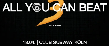 Event-Image for 'All You Can Beat 3 Battlerap Event 18.04.26'