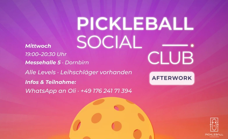 Event-Image for 'Pickleball Social Club - Afterwork – Dornbirn'
