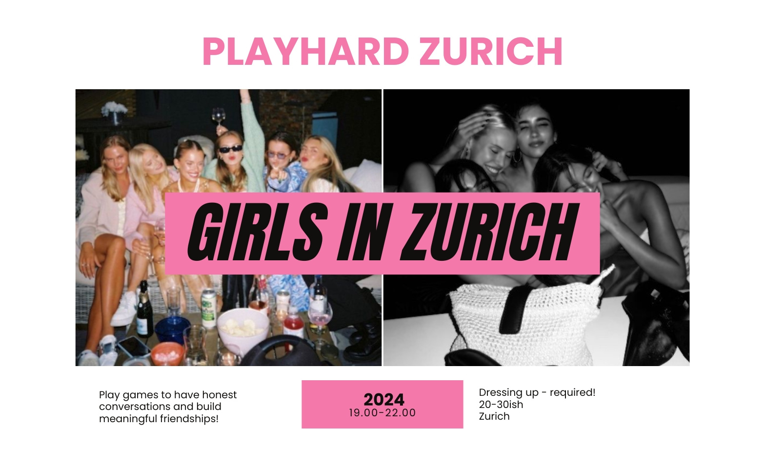 Event-Image for 'Playhard: Girls Night (Community Entry Event)'