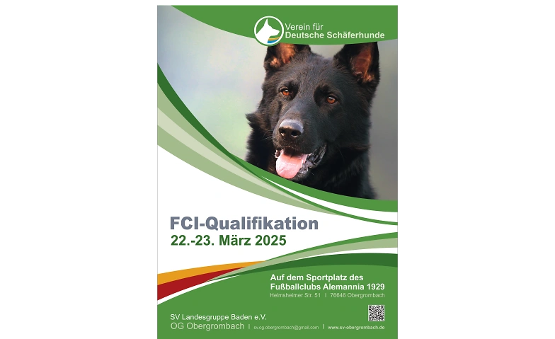 FCI-Qualifikationspr&uuml;fung Deutsche Sch&auml;ferhunde Obergrombach ${singleEventLocation} Tickets