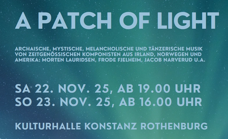 A Patch of Light Tickets