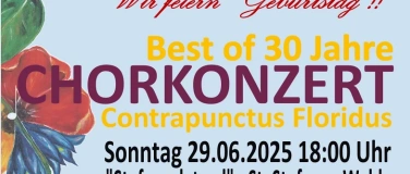 Event-Image for 'Chorkonzert - "Best of" 30 Jahre Contrapunctus-Floridus'
