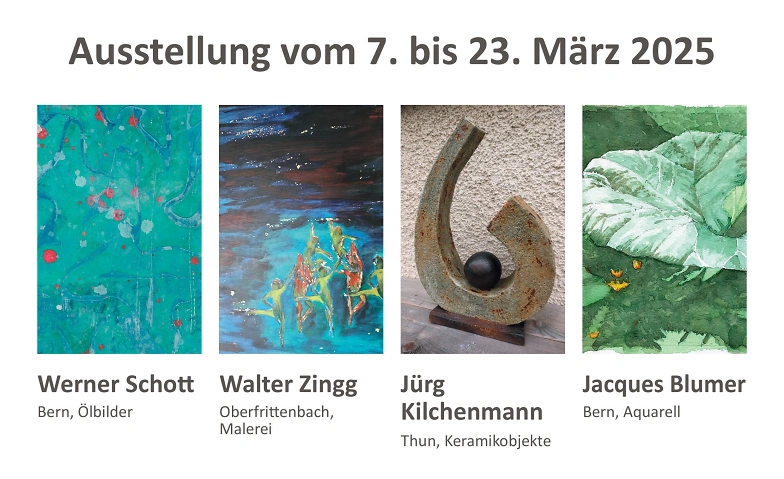 Ausstellung W. Schott, W. Zingg, J. Kilchenman, J. Blumer ${singleEventLocation} Tickets