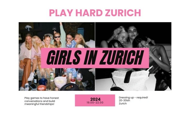 Playhard: Girls Night (Community Entry Event) Studio Bellerive, Utoquai 47, 8008 Zürich Tickets