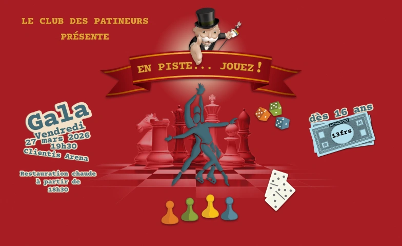 Gala du Club des Patineurs de Saint-Imier Patinoire Clientis ARENA, Rue des Noyes 4, 2610 Saint-Imier Tickets