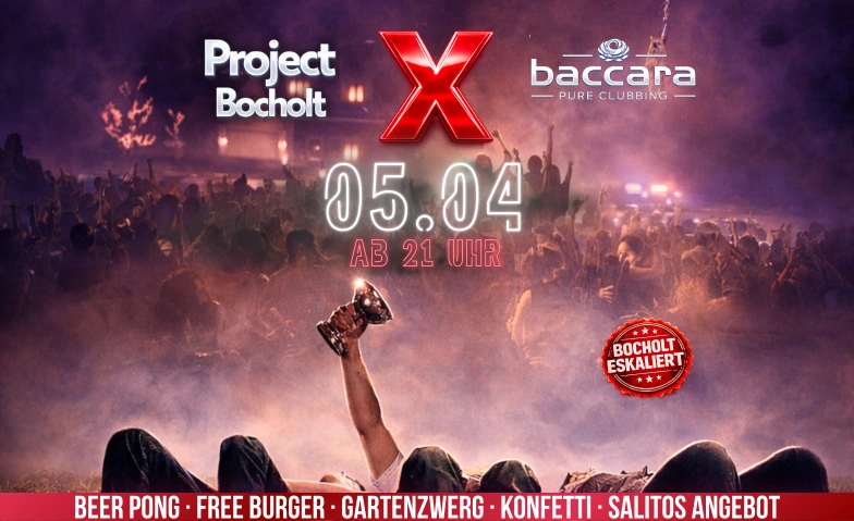 Project Bocholt X Baccara - Bocholts gr&ouml;&szlig;te &uuml;16 Party Baccara Bocholt, Ravardistra&szlig;e 47, 46395 Bocholt Tickets