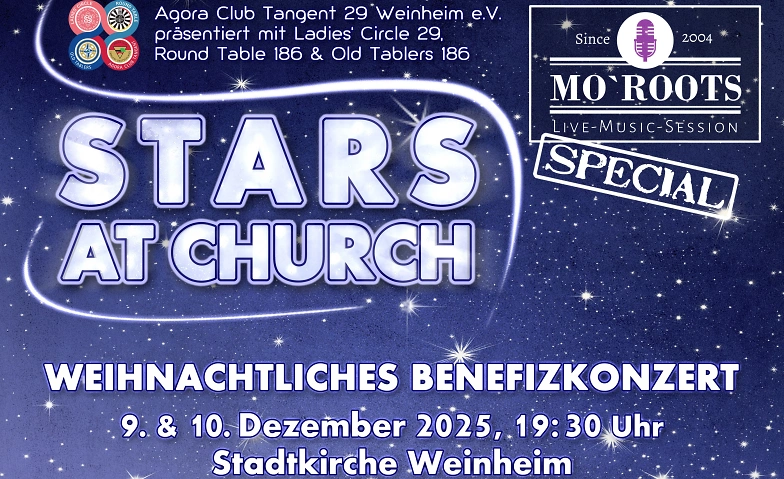STARS AT CHURCH    -    Weihnachtliches Benefizkonzert Tickets
