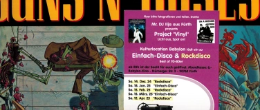 Event-Image for '„Rockdisco“ auf Vinyl im Babylon Fürth'