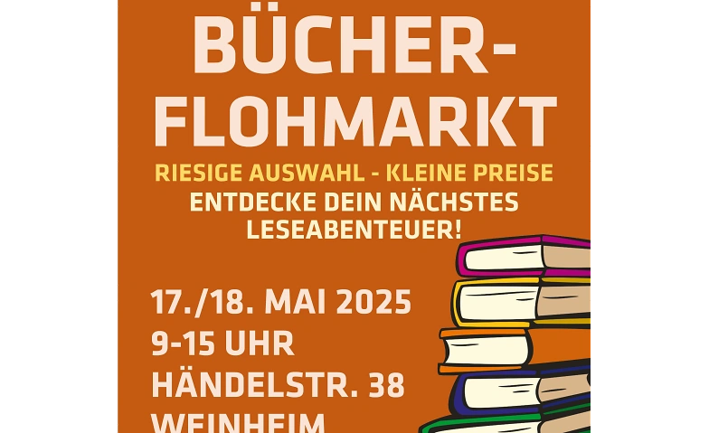 Gro&szlig;er B&uuml;cherflohmarkt in Weinheim Tickets