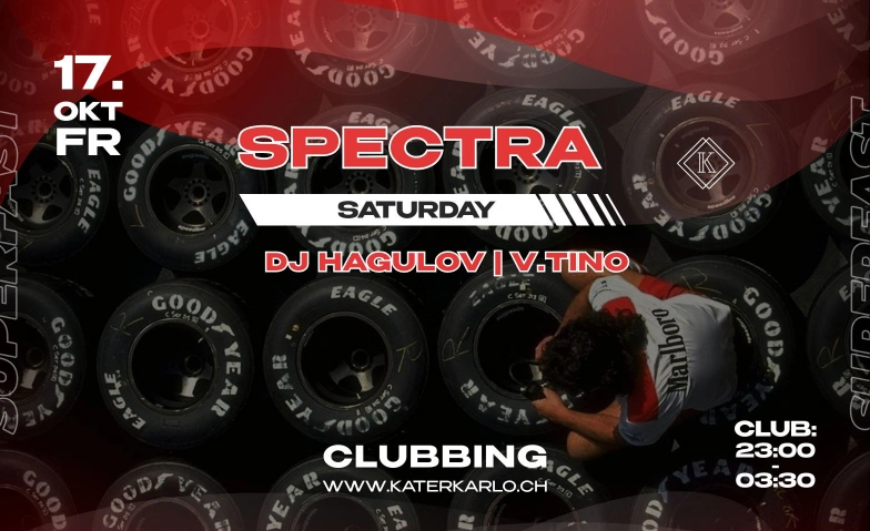 SPECTRA (House Night) Free Entry Kater Karlo, Bankgässchen 6, 3011 Bern Tickets