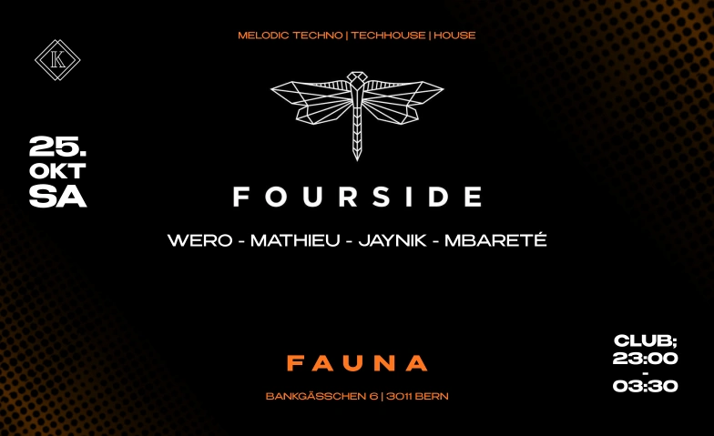 FAUNA (FOURSIDE LABELNIGHT) Kater Karlo, Bankgässchen 6, 3011 Bern Tickets