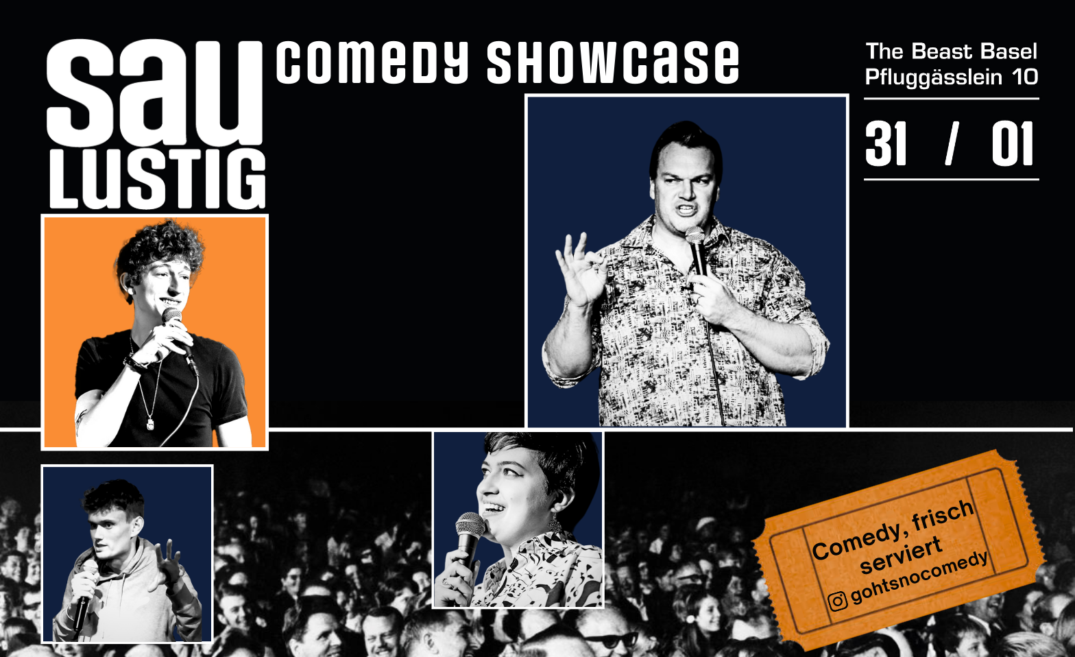 SauLustig - Comedy Showcase Tickets