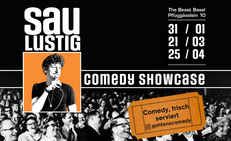 SauLustig - Comedy Showcase The Beast Basel Comedy Club Tickets