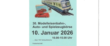 Event-Image for '30. Modelleisenbahn- Auto und Spielgeugb&ouml;rse'