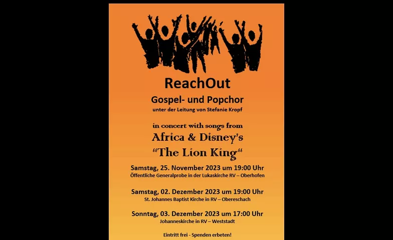 Konzert: "Afrika & The Lionking" Various locations Tickets