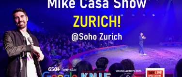Event-Image for '31 JAN: Mike Casa Stand-up Comedy Show @SOHO ZURICH!'