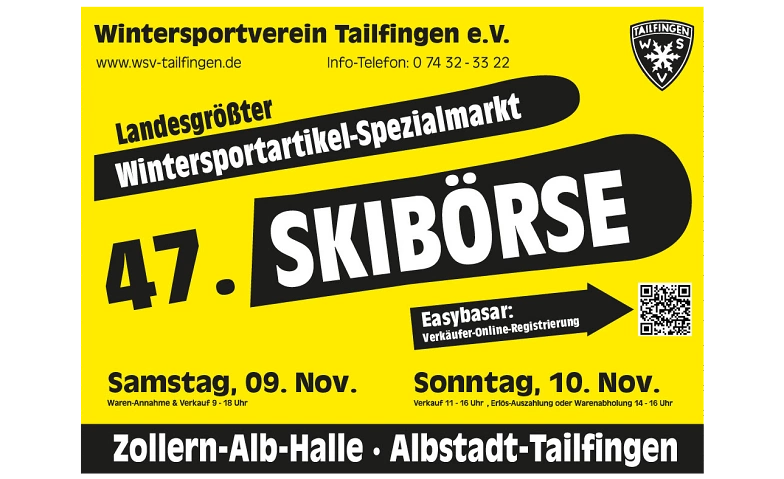 47. SKIB&Ouml;RSE - landesgr&ouml;&szlig;ter Wintersportartikel-Spezialmarkt ${singleEventLocation} Tickets