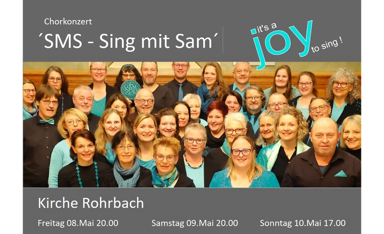 it's a joy to sing! - Chorkonzert "SMS-Sing mit Sam" Tickets