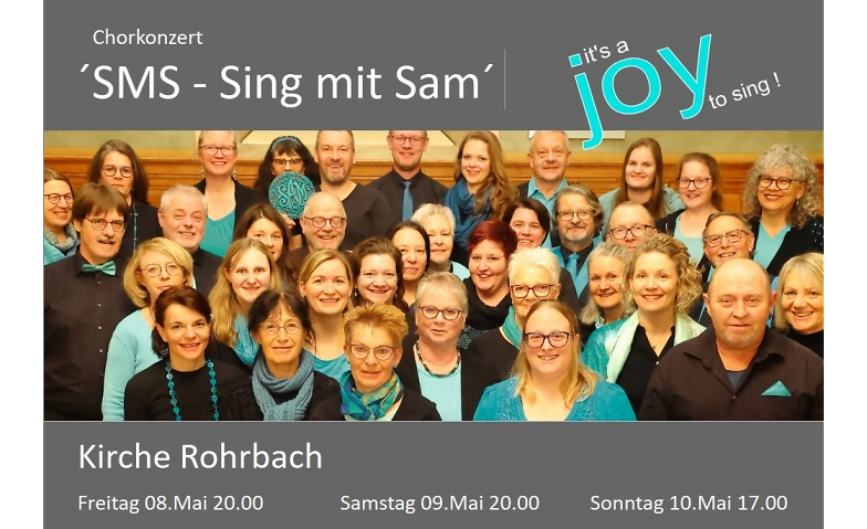 it's a joy to sing! - Chorkonzert "SMS-Sing mit Sam" Tickets