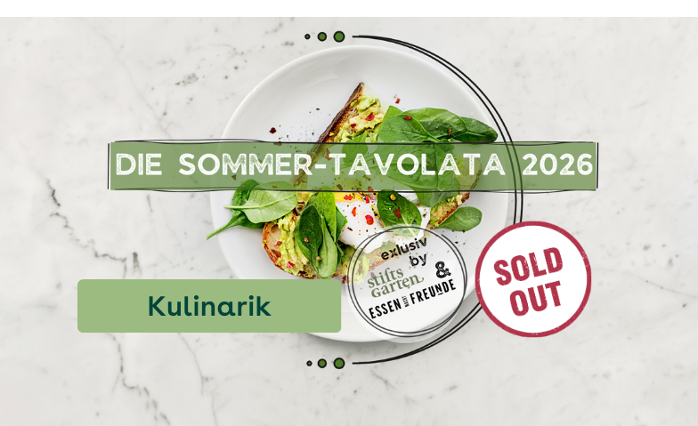 Sommertavolata vom Garte ufe T&auml;uer Billets