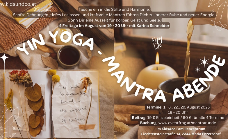 Yin Yoga - Mantra, Sommereinheit Tickets