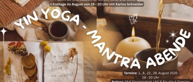 Event-Image for 'Yin Yoga - Mantra, Sommer 3er Block'