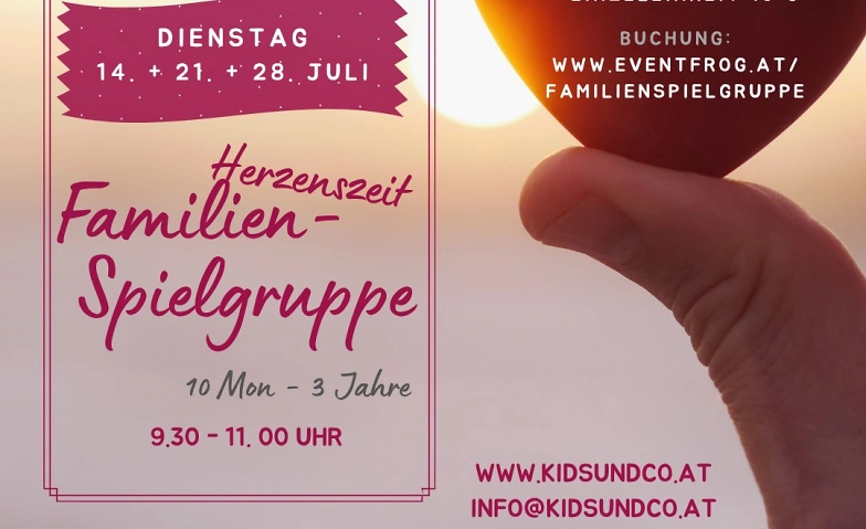 Sommer "Herzenszeit" Familienspielgruppe Tickets