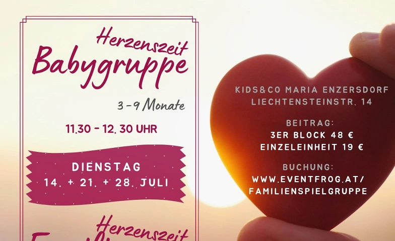 Sommer "Herzenszeit" Babygruppe Tickets