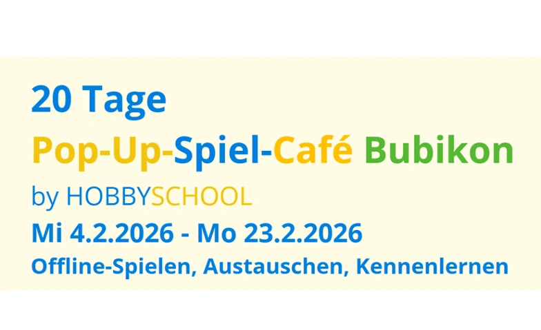 Event-Image for 'Pop-Up-Spiel-Caf&eacute; Bubikon'